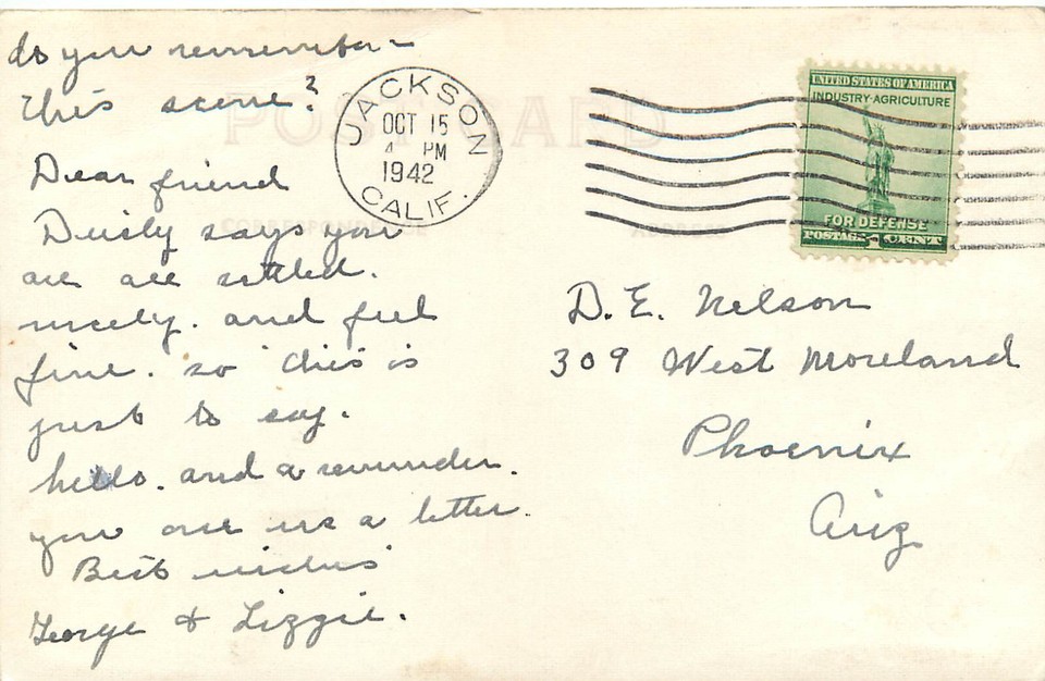 RPPC Kirkwood Inn & Round Top Post Office Hwy 88 Kirkwood, Alpine CA