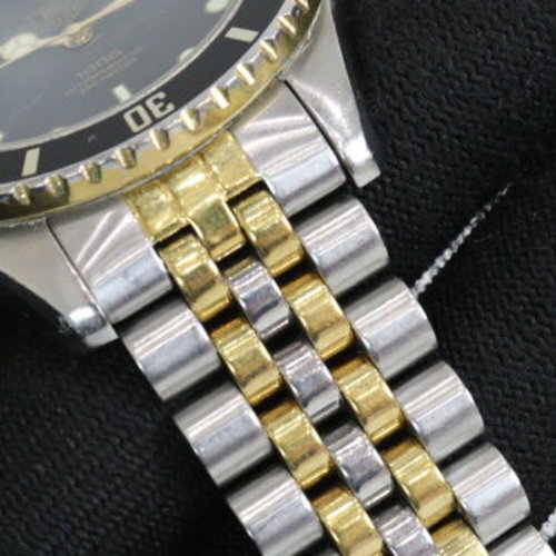 Tag Heuer 980.020N Quarz Herrenuhr 1000 Series schwarzes Ziffernblatt goldene Lünette SS Datum - Bild 11 von 13