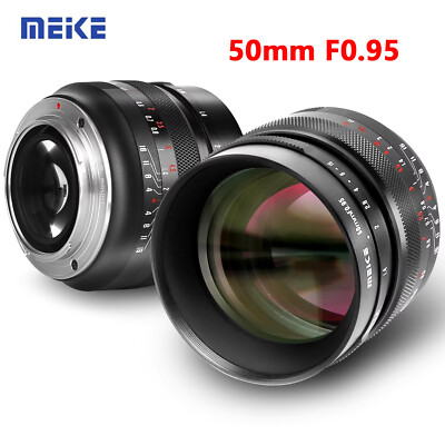 MEIKE 50mm F0.95 APS-C Manual Lens for Sony E Canon Fuji X M4/3 Camera