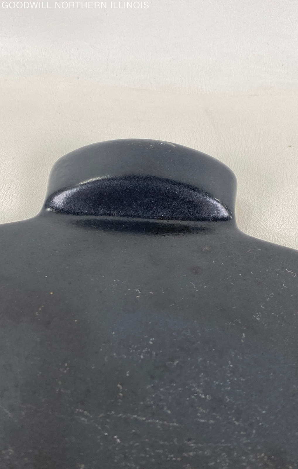 Vintage Emile Henry Black Flame Pizza Stone Porcelain Stoneware Pan