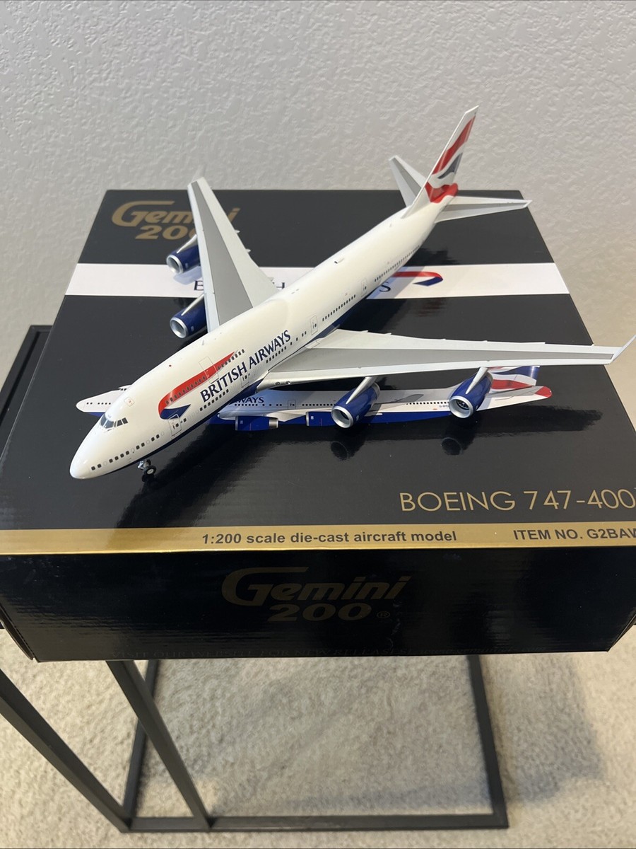 [Gemini] 1/200 ブリティッシュエアウェイズ B747-400 Gemini Jets 1:200 British Airways Boeing 747-400 Diecast