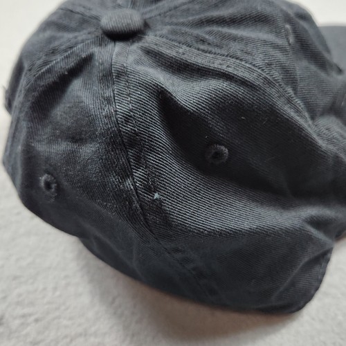 Adidas Saturday Relaxed Fit Adjustable Logo Hat Womens One Size Black On Black - Picture 3 of 8