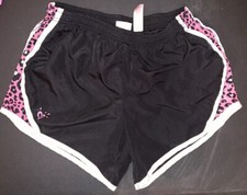 Justice Active Wear Shorts Black and Hot Pink Size 14