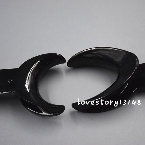 Dental Mouth Opener Cheek Lip Retractor Double Head Fishtail Black Small/Large - Picture 8 of 36
