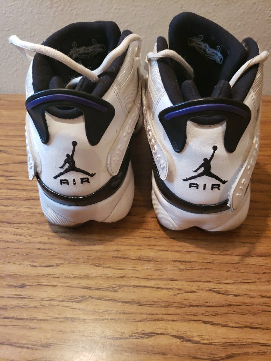Nike Air Jordan 6 Rings Concord Men's Size 11 Black White 322992