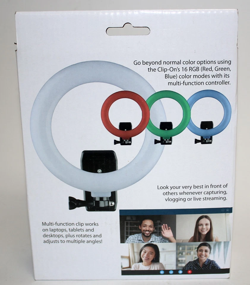 Sunpak -Rainbow Ring Light with Adjustable Clip - Image 2 of 4