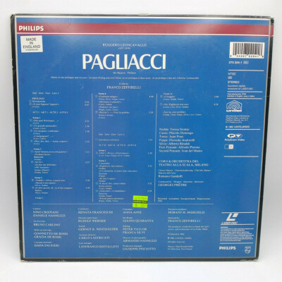 PAGLIACCI Ruggero Leoncavallo 新品 Pagliacci in Full Score – Dover Publications