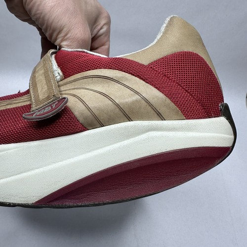 MBT Lami Birch Walking Shoes Mary Jane Toning Hook Loop Leather Beige Womens 7.5 - 第 8/17 張圖片
