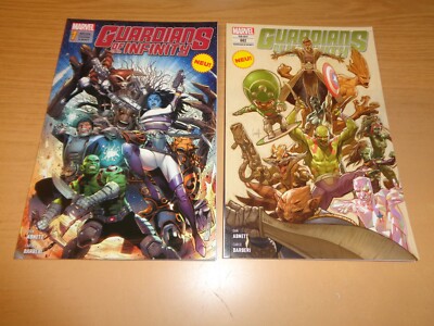 Guardians of Infinity Nr.1-2 komplett Panini Marvel 2016-2017 Wächter Hermetikus