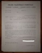 Milizia Nazionale Forestale Circolare produzione carbone periodo di guerra