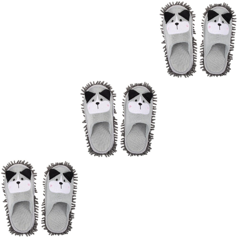 APL 3 Paia Pantofole Pulizia Microfibra Pantofole per Donna