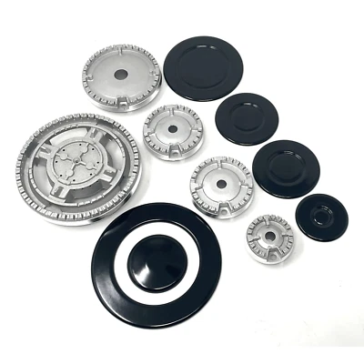 Kit bruciatori + piattelli spartifiamma cucina piano cottura Franke 5 fuochi