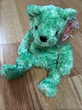Ty Beanie Baby LUCK-e Irish Bear Internet Exclusive 7.5" MWMTs Plush Stuffed Toy