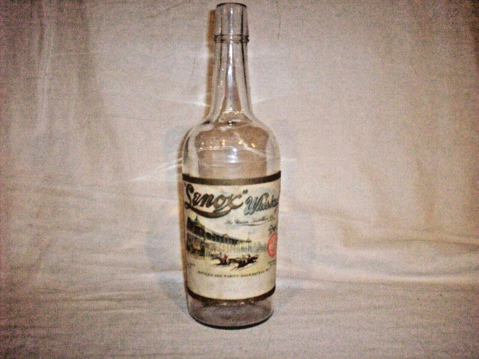 ANTIQUE LENOX WHISKEY BOTTLE AND LABEL VERY NICE eBay
