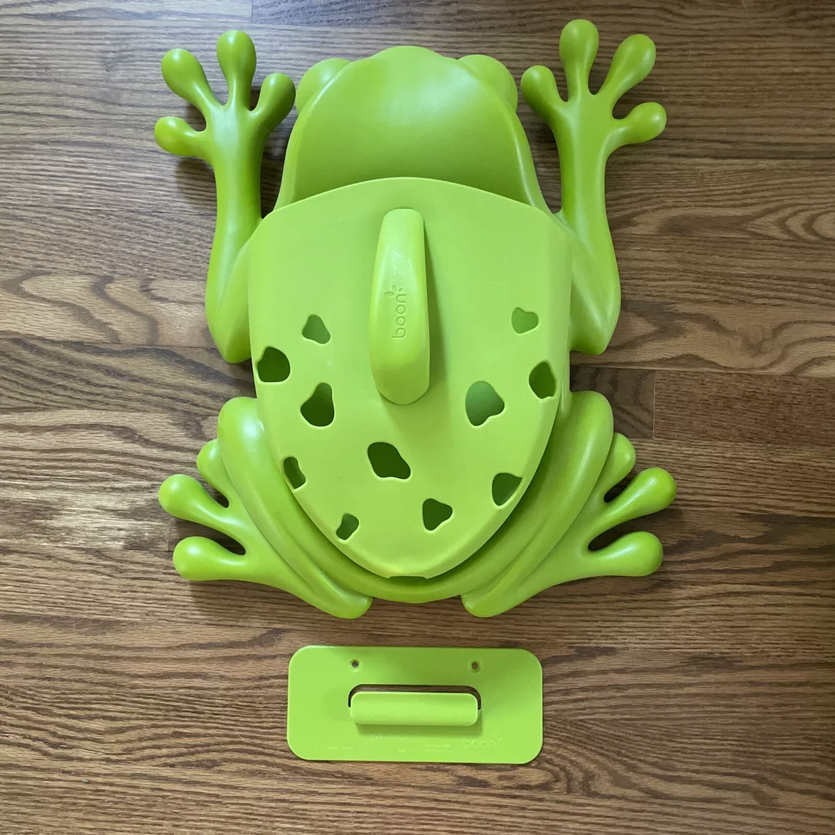 Boon Frog Pod Bath Tub Scoop Toy Storage Holder Caddy Storage Pool Water