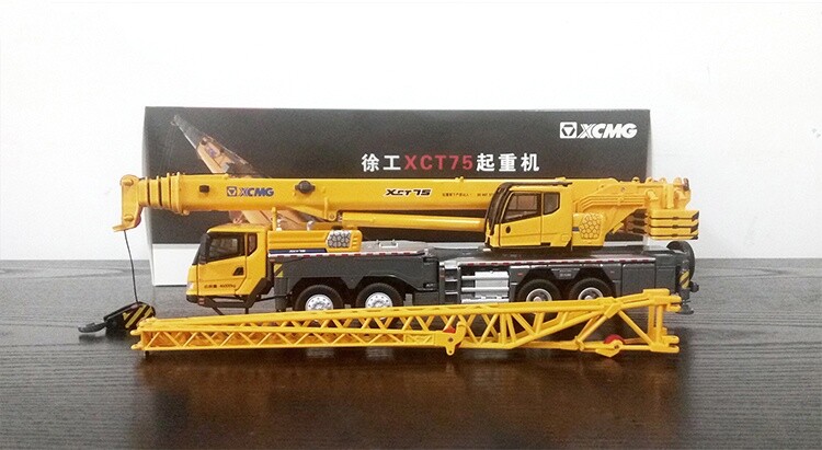 1:50 XCMG XCT75 Engineering Crane Construction Machinery