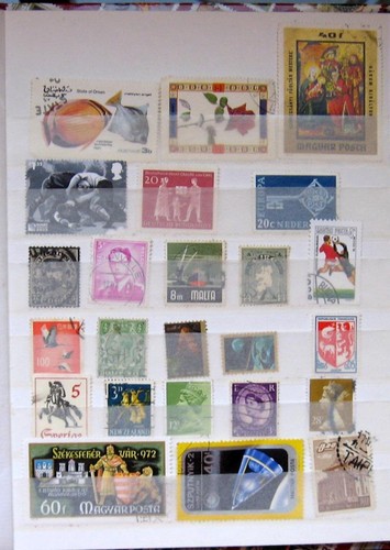 World Stamp Collection Malta Australia India United States Ext. - Free Shipping - 第 6/11 張圖片