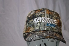 Keystone Light camo snapback cap hat hunting tan mesh