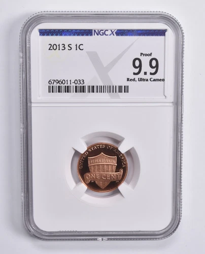 Proof 9.9 RD UCam 2013-S Lincoln Cent Union Shield NGC X NGCX