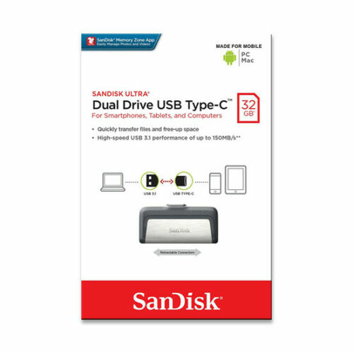 SanDisk Ultra Dual Drive 32GB 64GB 128GB 256GB USB Flash Drive TYPE-C USB-C AU - Picture 5 of 11
