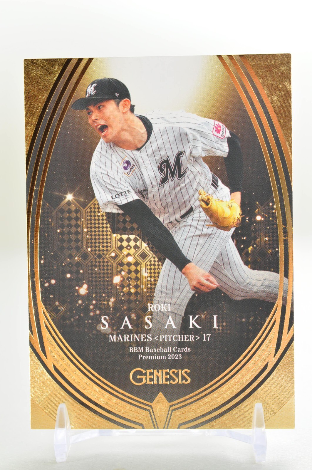 Roki Sasaki BBM 2023 GENESIS 038 WBC Samurai Japan member Chiba Lotte Marines