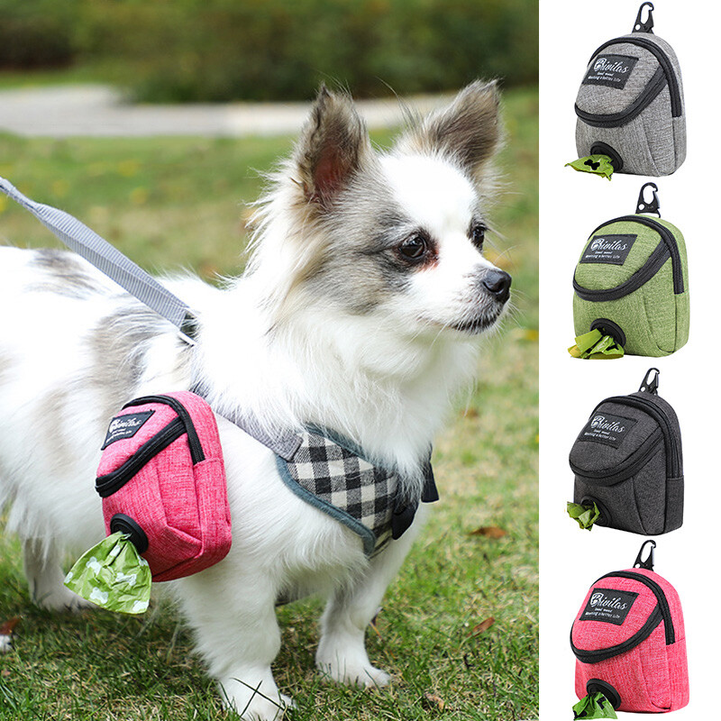 Dog Treat Pouch Dog Poop Bag Holder Pet Waste Bag Dispenser Dog