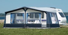 Ventura Pacific Awning 900 Cm 250 Cm Depth Blue Grey Ixl Fiberglass Frame