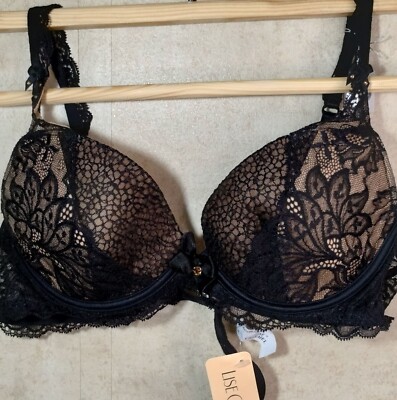 Lise Charmel 36B Bra Swarovski Crystals