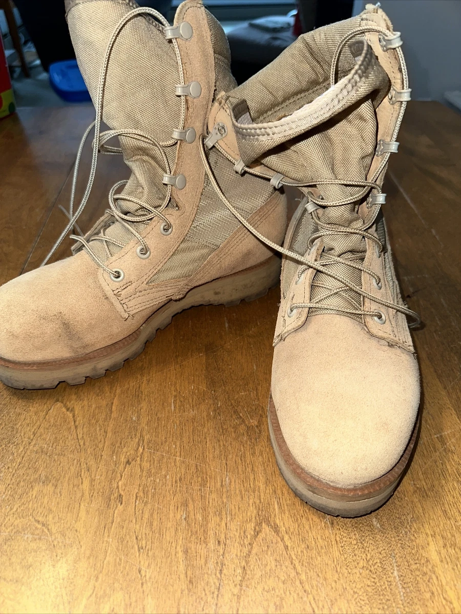 Belleville 220 Dessert Hot Weather Tan Steel Toe Tactical Safety Work Boots 5.5R