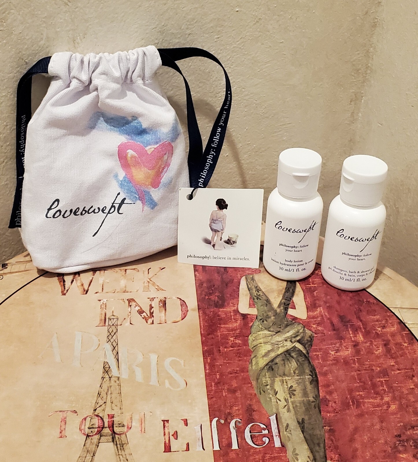 Philosophy LOVESWEPT Perfume Body Lotion & Shampoo Bath & Shower Gel