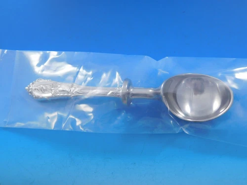 Rose Point by Wallace Sterling Silver Ice Cream Scoop HHWS Custom Made 7 5/8"