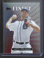 2013 Topps Finest Red Refractor #50 Justin Verlander No 23 of 25
