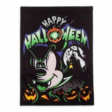 Disney Parks Vampire Mickey Mouse Halloween Pumpkins Yard Flag 2019 NEW