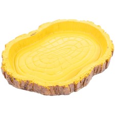 Resin Reptile Food Holder Tortoise Feeder Lizard Bowl Reptile Tank Food Holder