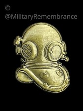 Army Navy Divers Helm Lapel Pin (C195)