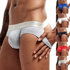 Mens Modal Breathable Underwear Backless Jock Strap Briefs Underpants Thong