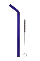 Simply Straws Bent Wide 10-inch With Brush, Blue, New, Free Shipping on sale Simply Straws Bent Wide 10-inch With Brush, Blue, New, Free Shipping on sale