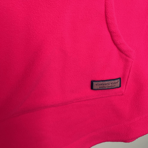 Girls Vineyard Vines button Shoulder Tunic Fleece Top - Picture 2 of 6