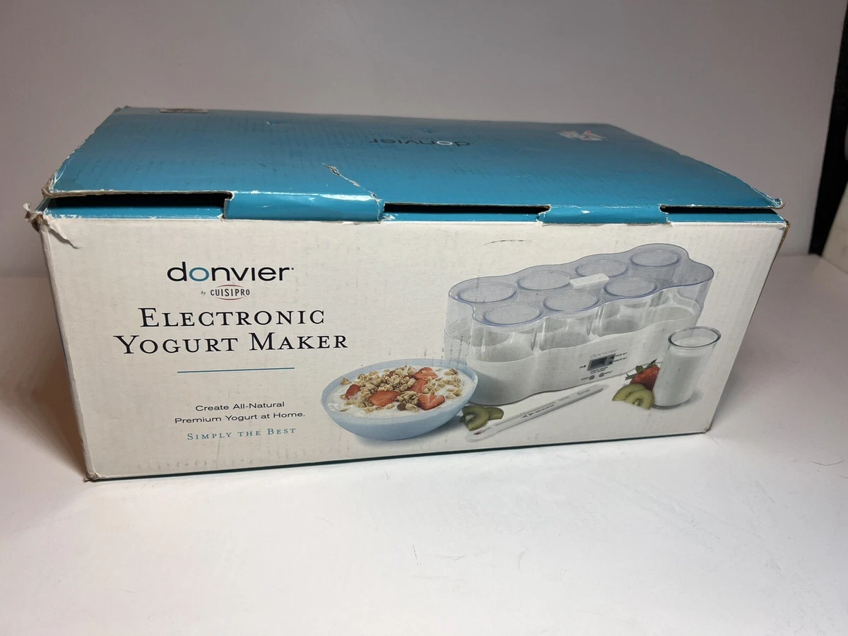Donvier electronic on sale yogurt maker