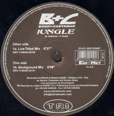 Andrea Bozzi + Alberto Castaman ?- Jungle - 2002 - Italy - TRI 011