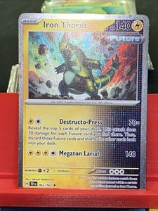 iron thorns pokemon card price Amazon.com: Pokemon – Iron Thorns ex 077/167- Twilight Masquerade – Double  Rare main image 1