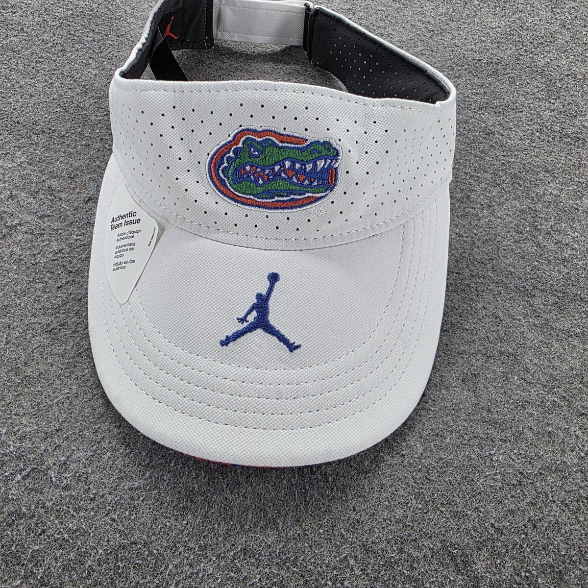 Jordan Hat Visor One Size Mens White Dri-FIT Adjustable Breathable