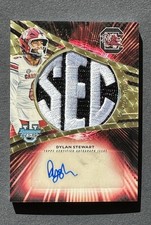 2025 Bowman Best U Dylan Stewart SUPERFRACTOR 1/1 SEC Patch Auto Game Used