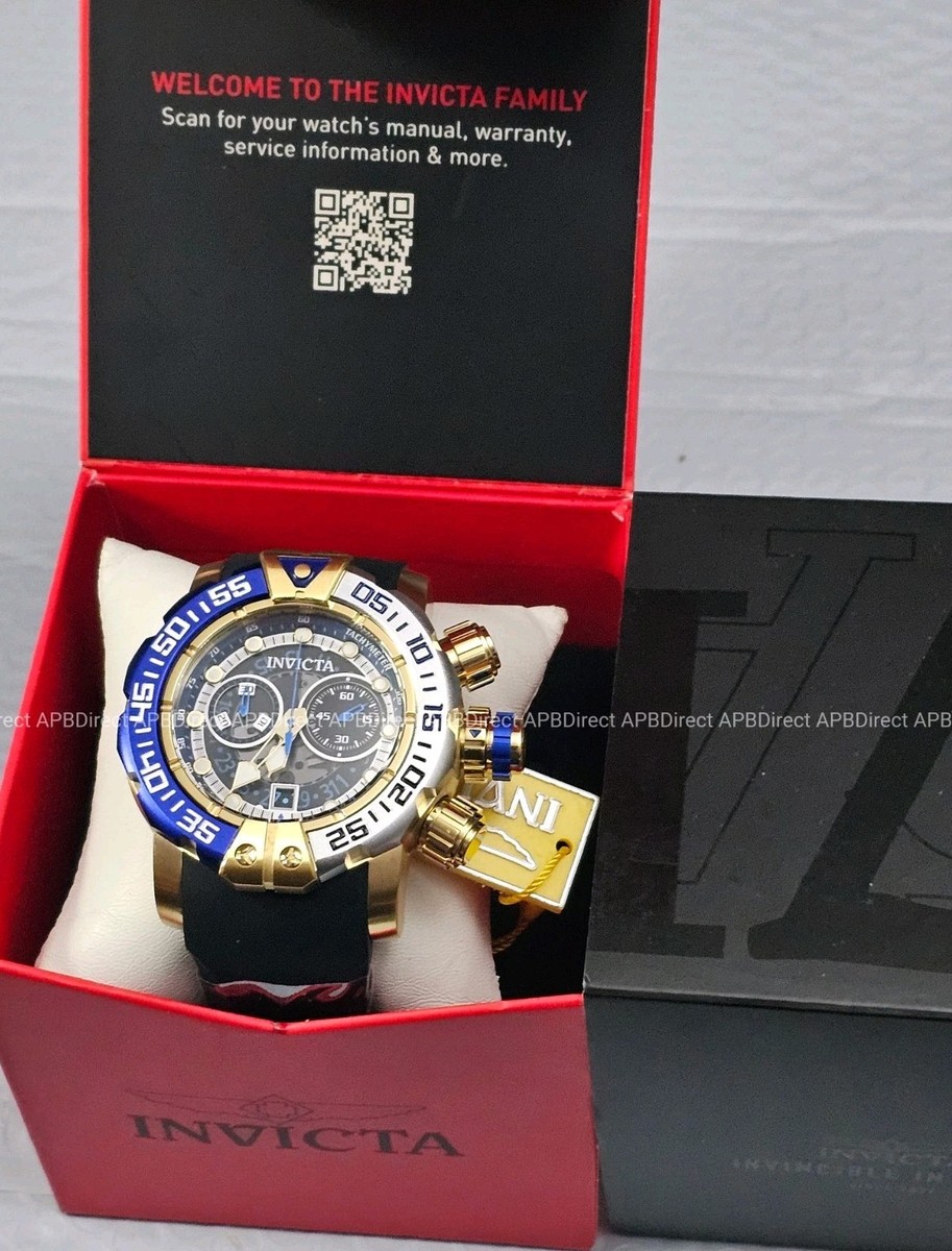 Invicta - SEA 🌊 HUNTER 57mm Next Gen Swiss Z50 Chrono GOLD Blue