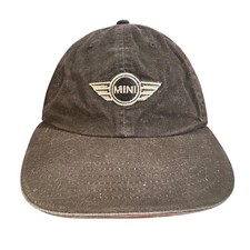 Vintage Black MINI Cooper Adjustable Baseball Cap With Embroidered Logo