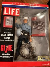 VTG NEW G.I. JOE 12” FIGURE PEARL HARBOR ATTACK NAVY SAILOR HISTORICAL LIFE 2000
