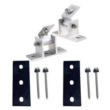 2X Solar Panel Mounting Brackets Adjustable Angle Solar Panel Tilt Mount Bracket