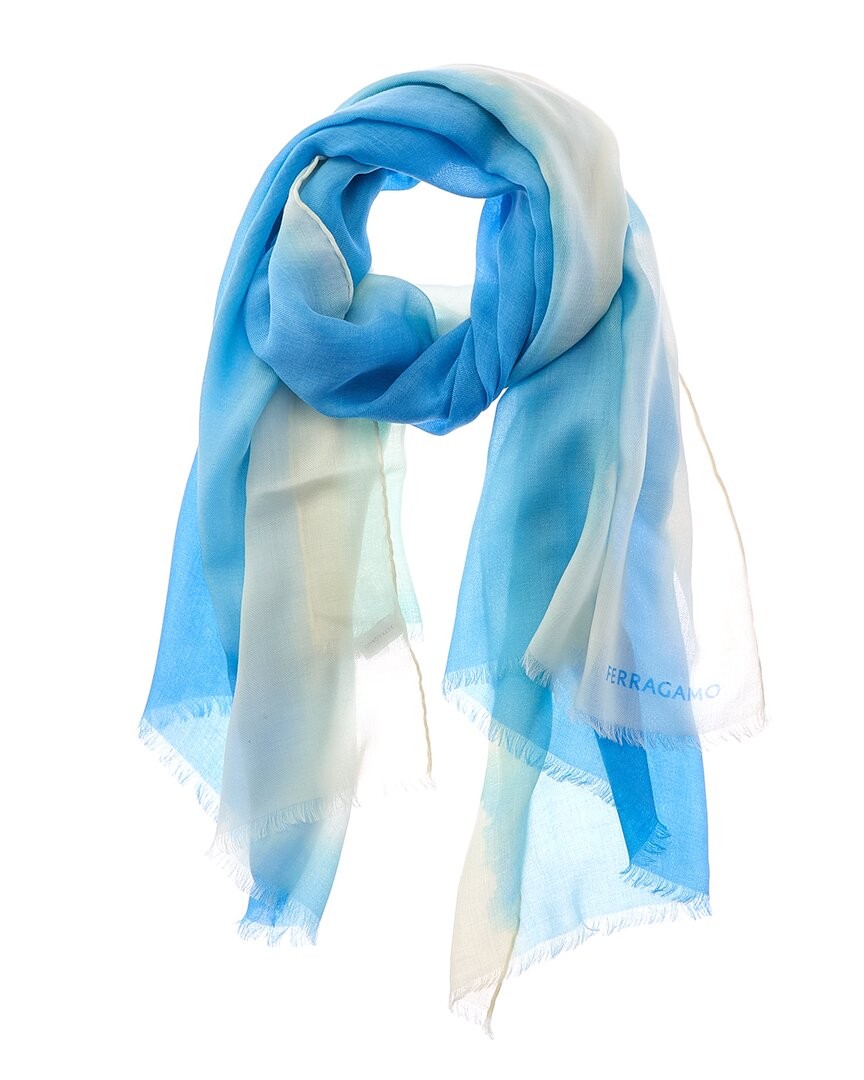Шелковый шарф Ferragamo Ombre Женский красный 114890₽