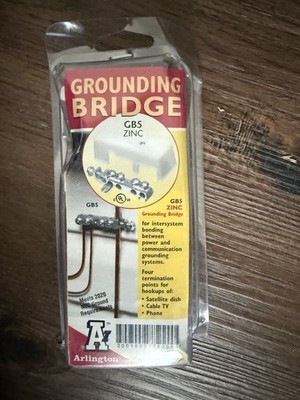 Arlington Industries GB5-1 Grounding Bridge Zinc 4 Termination Points