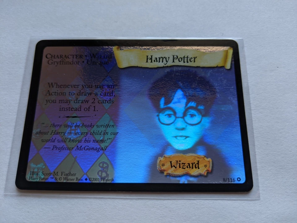 Harry Potter TCG Harry Potter Holo 8/116 LP - Image 2 of 4